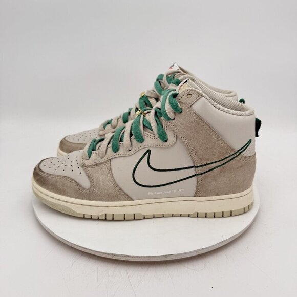 Nike Other - Nike Dunk High Men Size 9.5 DH0960-001 White Sail Green Training Shoes